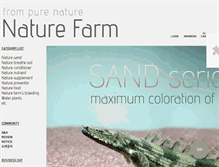 Tablet Screenshot of naturefarmkorea.com